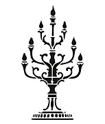 Šablóna Svietnik Kandelabr ST510